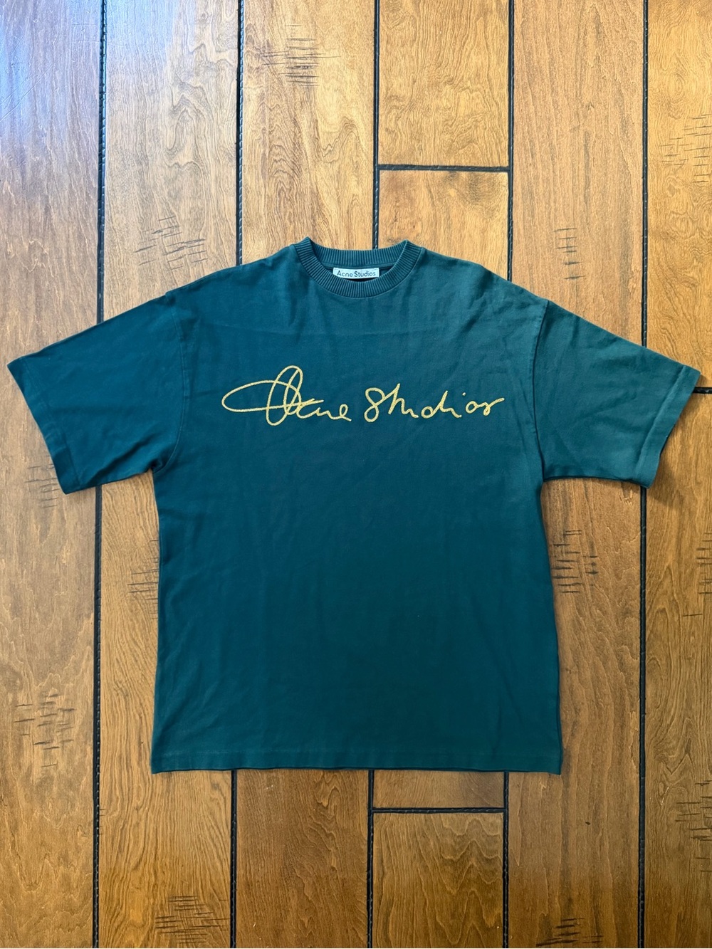 Acne Studios Logo Script T Shirt